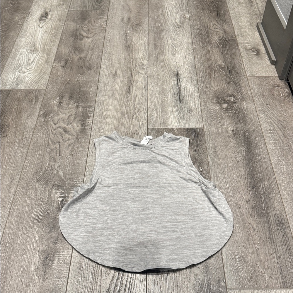 Gray Sleeveless Top